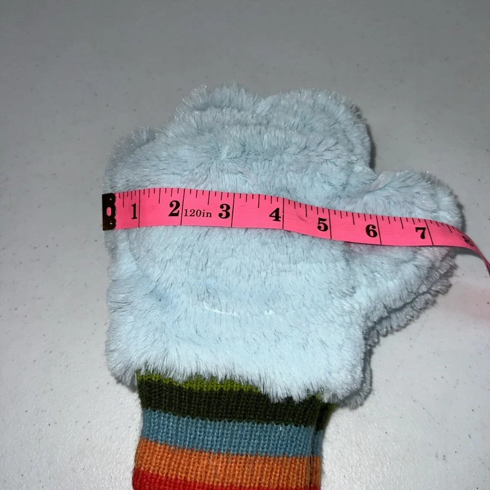 Magical Tickle Monster Mitts Blue Gloves Mittens Plush Share Gift Of Laughter